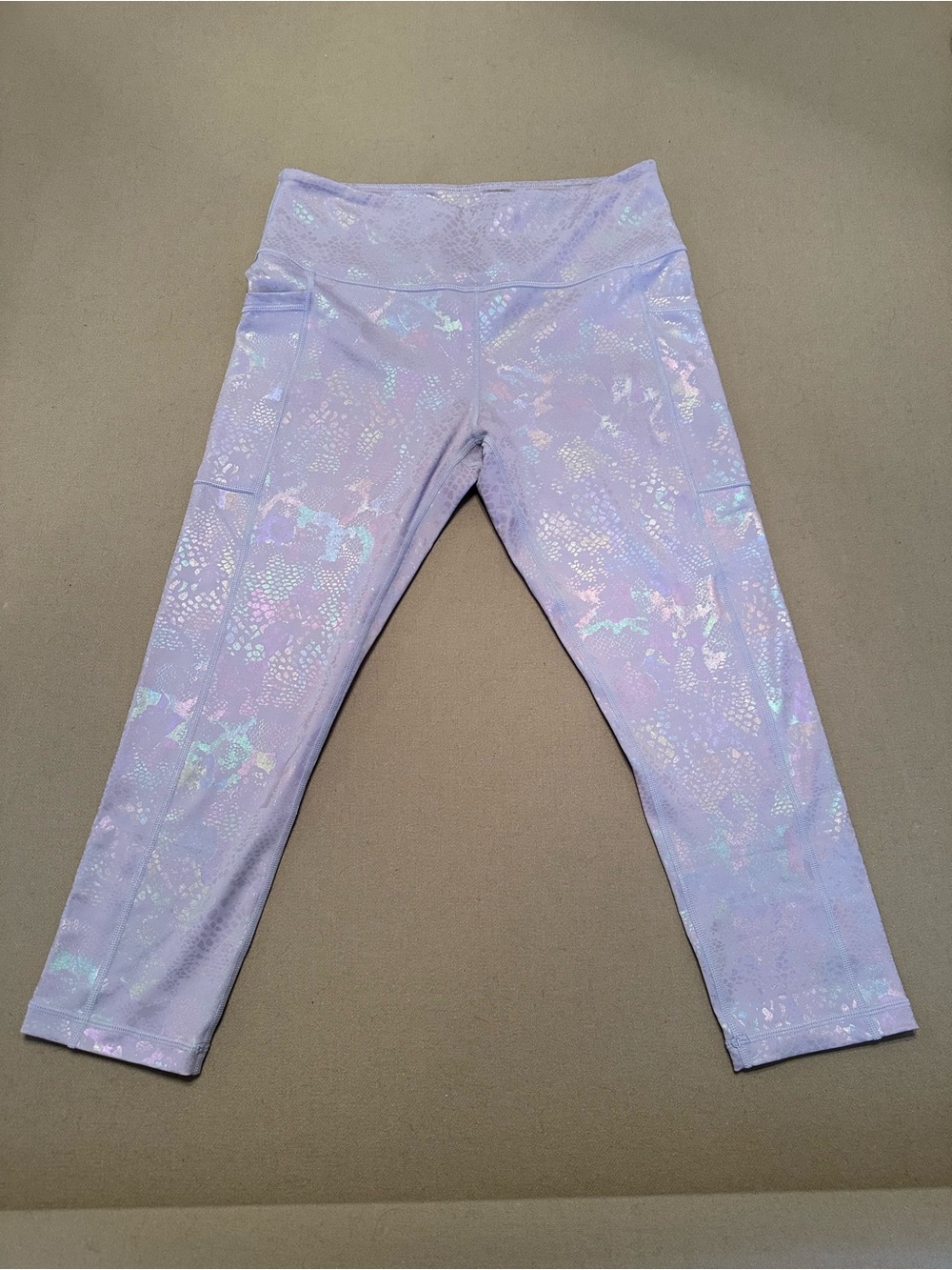 CVG Women’s Lavender Holographic Active Leggings
